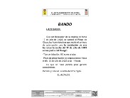 BANDO INFORMATIVO DE INTERÉS: LICITACIÓN BARRA PARA FIESTA PLAY-STAR